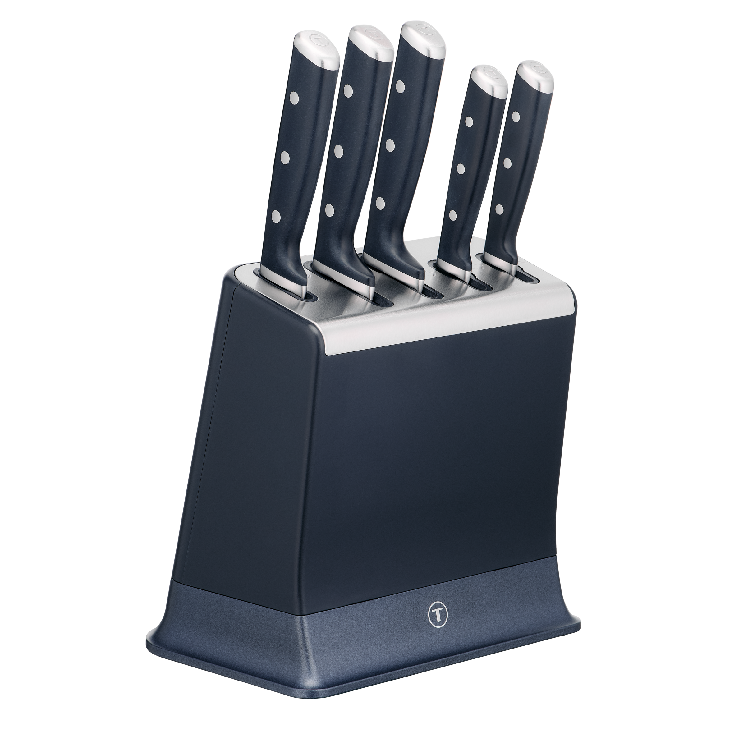 Tefal EverSharp 5 darabos önélező séfkéskészlet és késtömb beépített élezővel K297S644