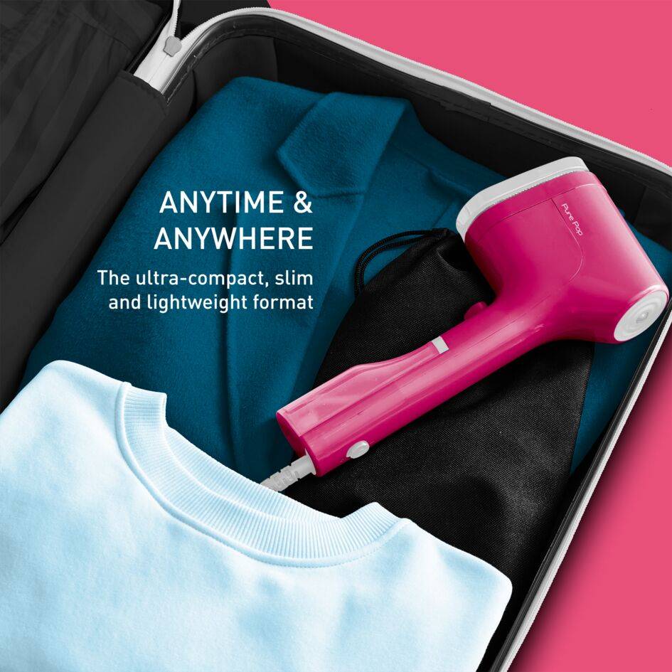 Kézi ruhagőzölő Tefal Pure Pop DT2023F0 Rózsaszín