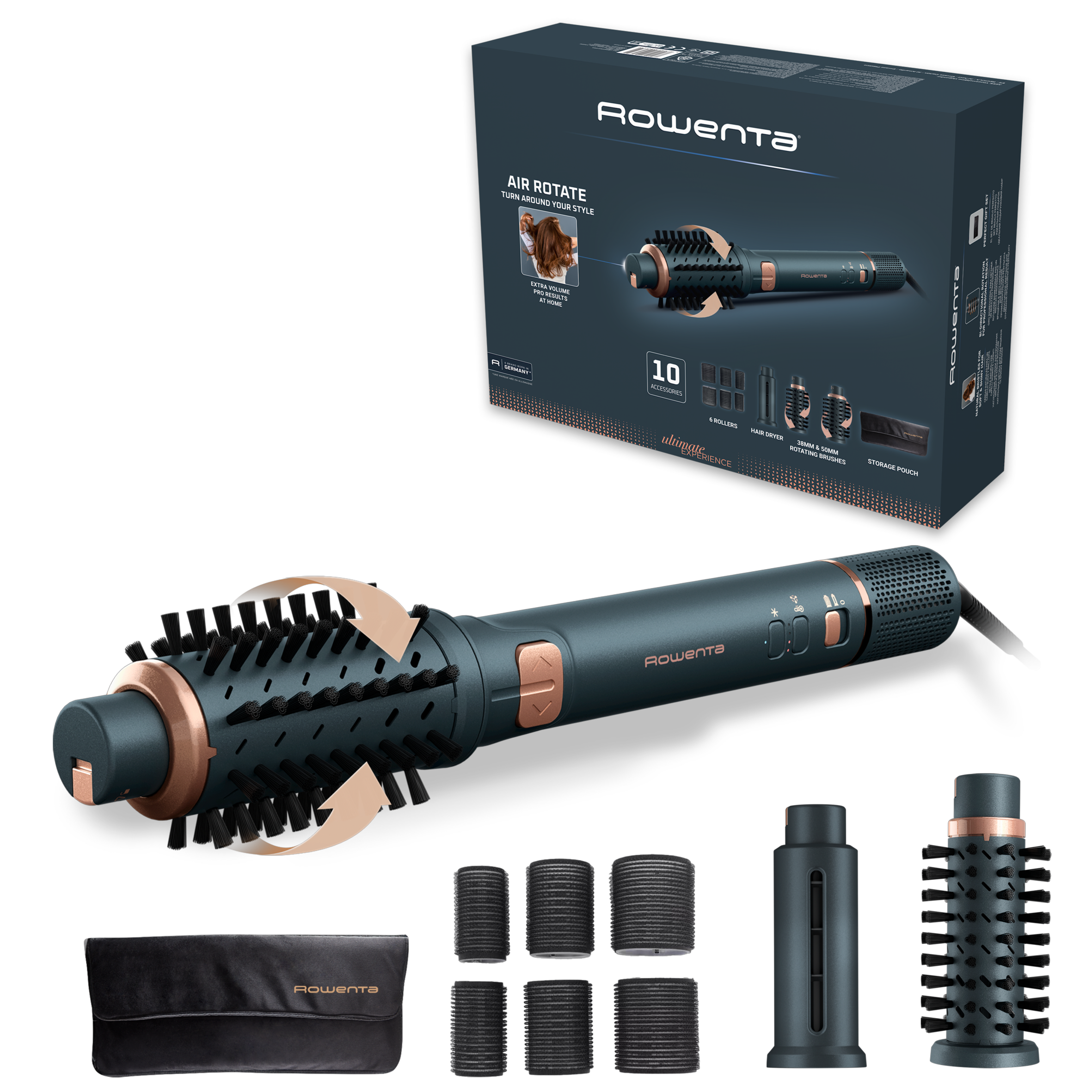 Rowenta Air Rotate forgófejes meleglevegős hajkefe UB9920E0