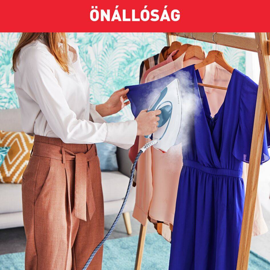 Gőzállomás Tefal Express Protect SV9202E0 Világoskék/Fehér