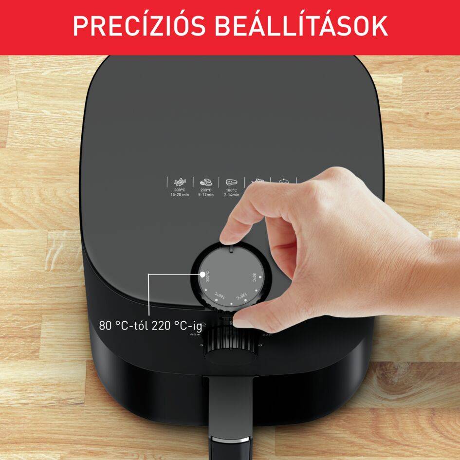 Forrólevegős fritőz Tefal Easy Fry Essential EY130815 Fekete