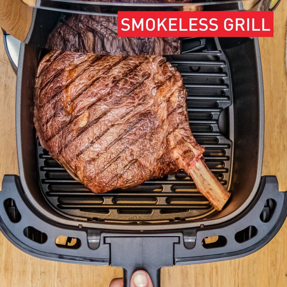 Forrólevegős fritőz Tefal Easy Fry & Grill 2az1-ben EY801D15 Fekete/Rozsdamentes