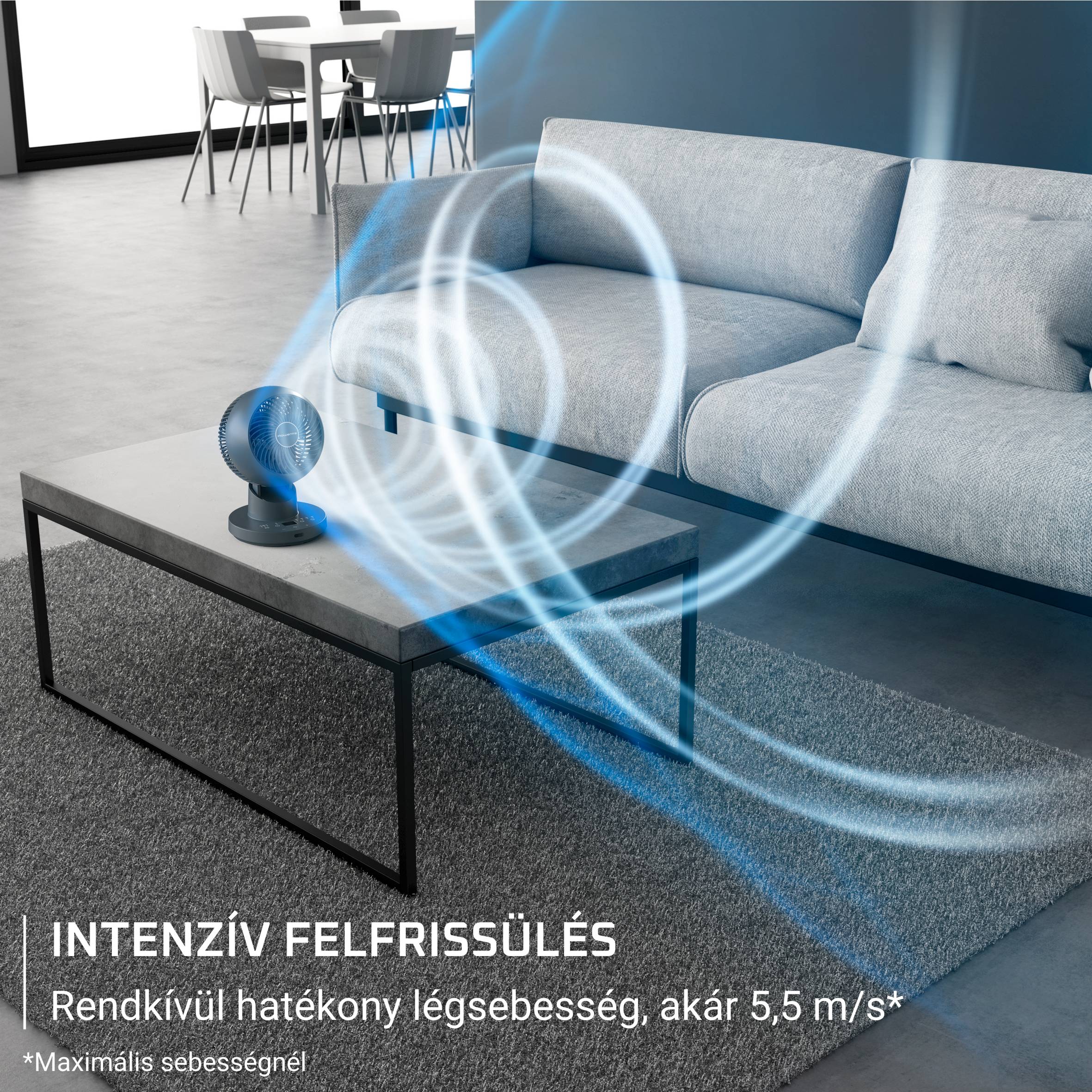 Rowenta Turbo Swift Compact asztali ventilátor, QV2540F0