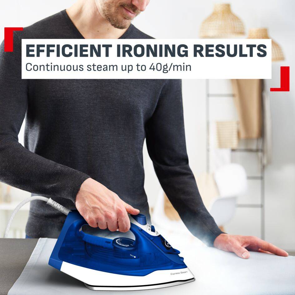 Gőzölős vasaló Tefal Express Steam FV2838E0 Sötétkék/Fehér