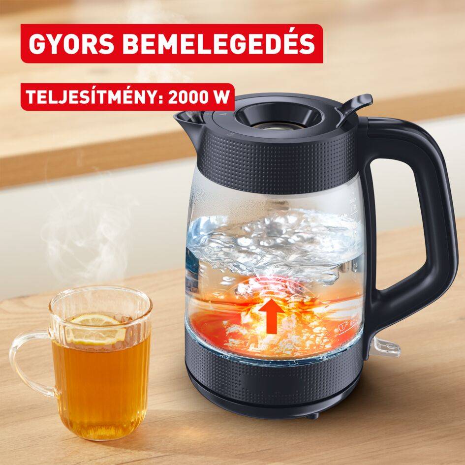 KO2G08E0, Morning Glass vízforraló, Tefal