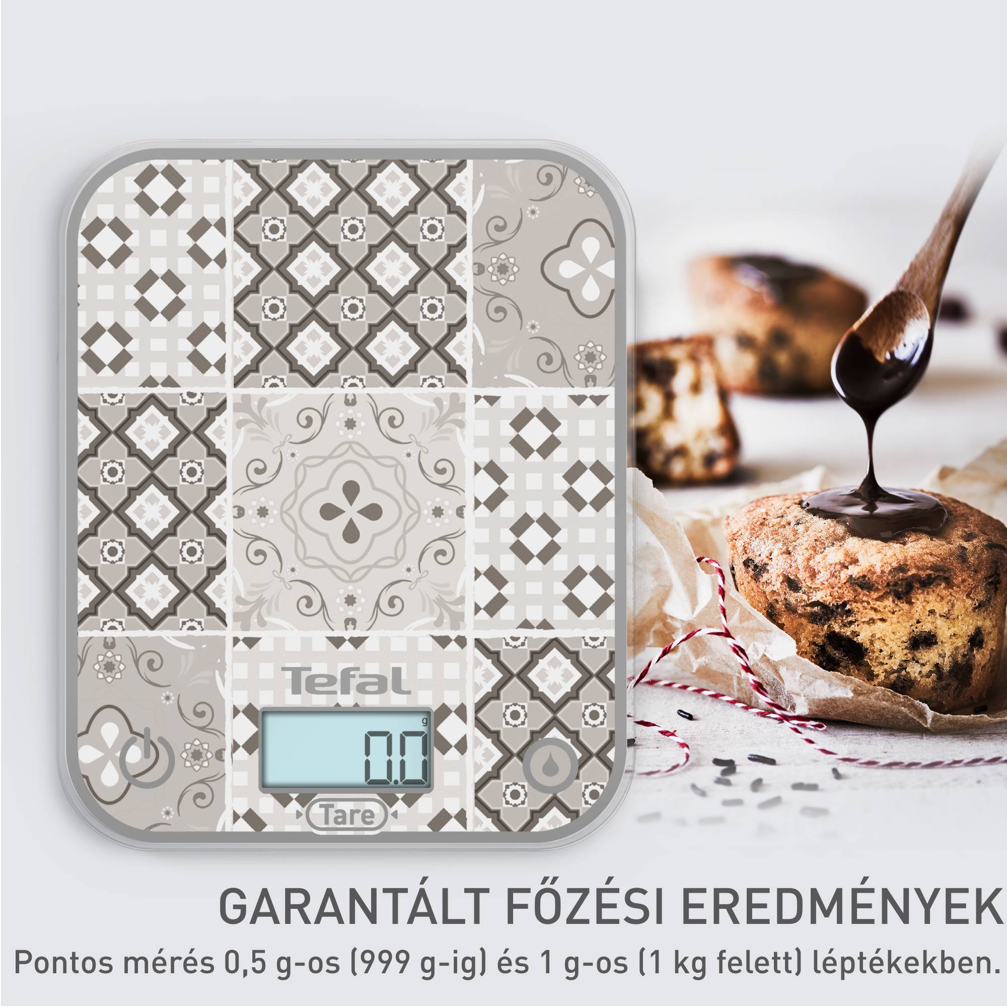 BC50D6V0 Optiss, elektronikus konyhai mérleg, Tefal