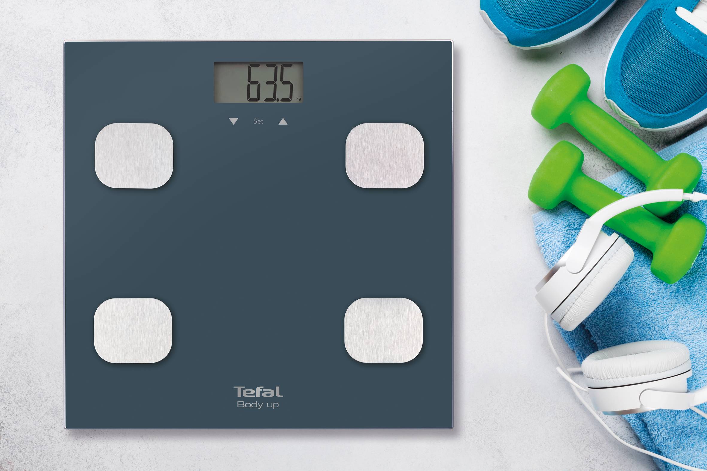 Személymérleg Tefal Body Up BM2520V0 Ezüst/Antracit