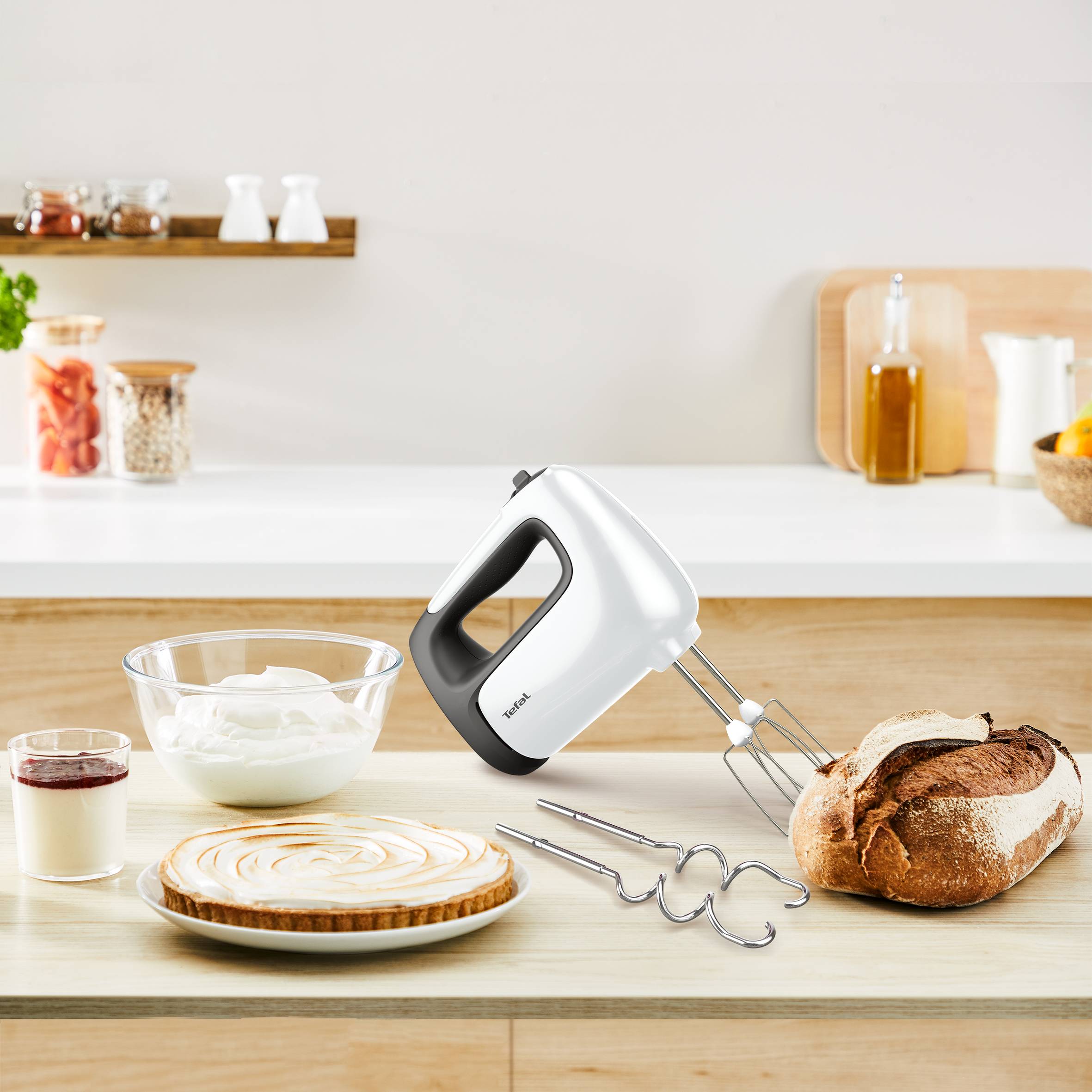 Kézi mixer Tefal Prep'Mix+ HT460138 Szürke/Fehér