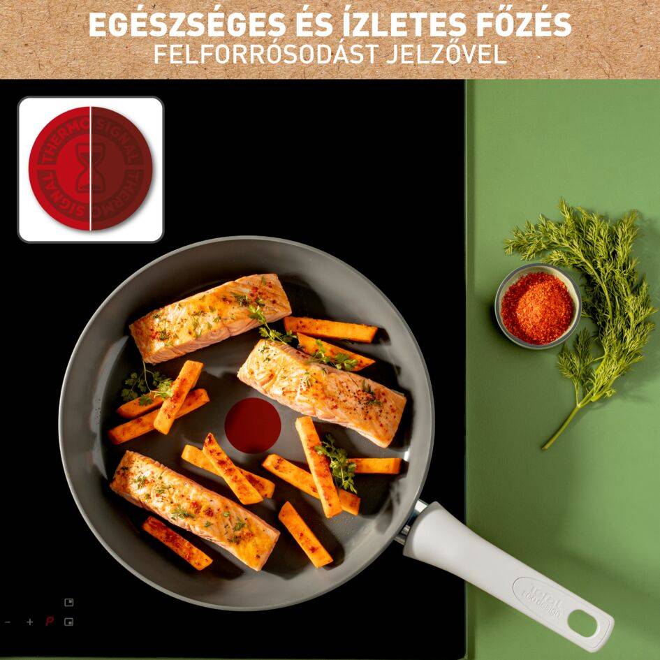 3 részes serpenyő készlet Tefal Renew On 20/24/28&nbsp;cm C4279132 kerámia