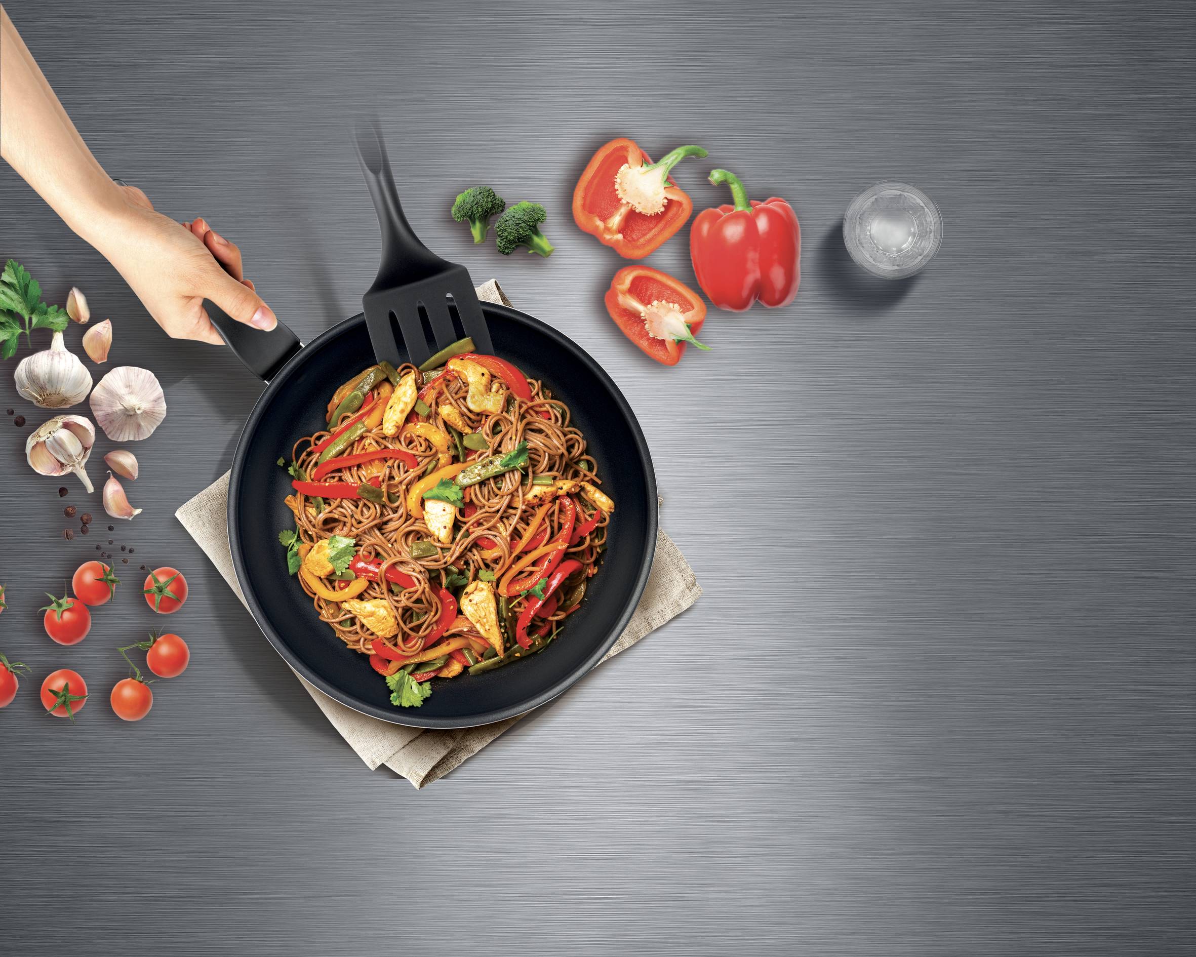 Wok serpenyő Tefal XL Intense C3841953 28 cm