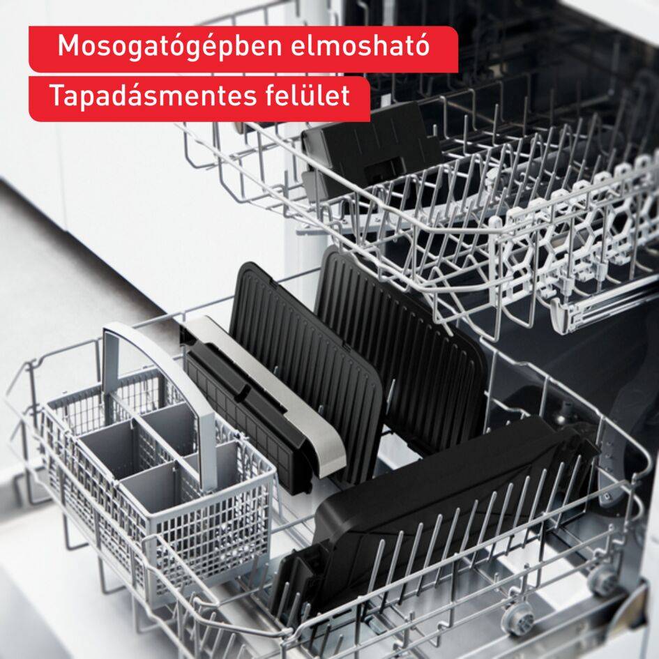 XL méretű okos elektromos grillsütő Tefal OptiGrill 4 az 1-ben GC784D30