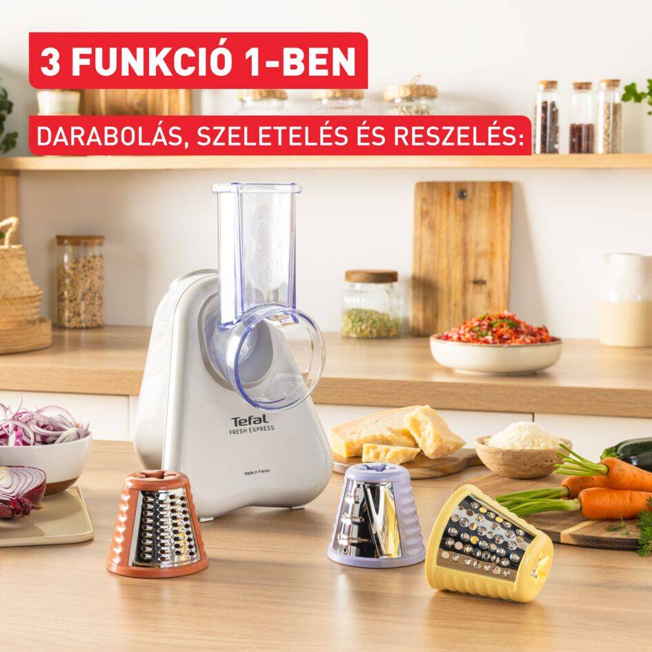 DN853BE0, Tefal Fresh Express elektromos reszelő