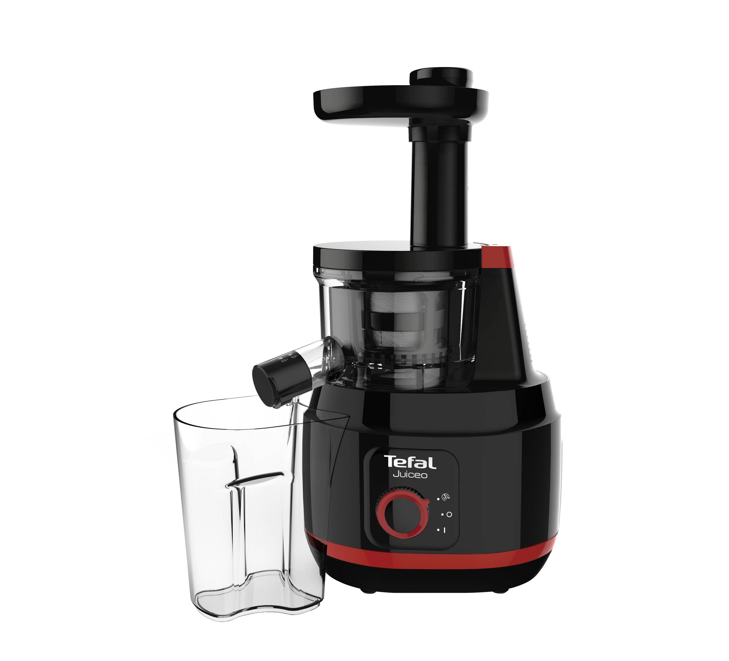 Gyümölcscentrifuga Tefal Juiceo ZC150838 Piros/Fekete
