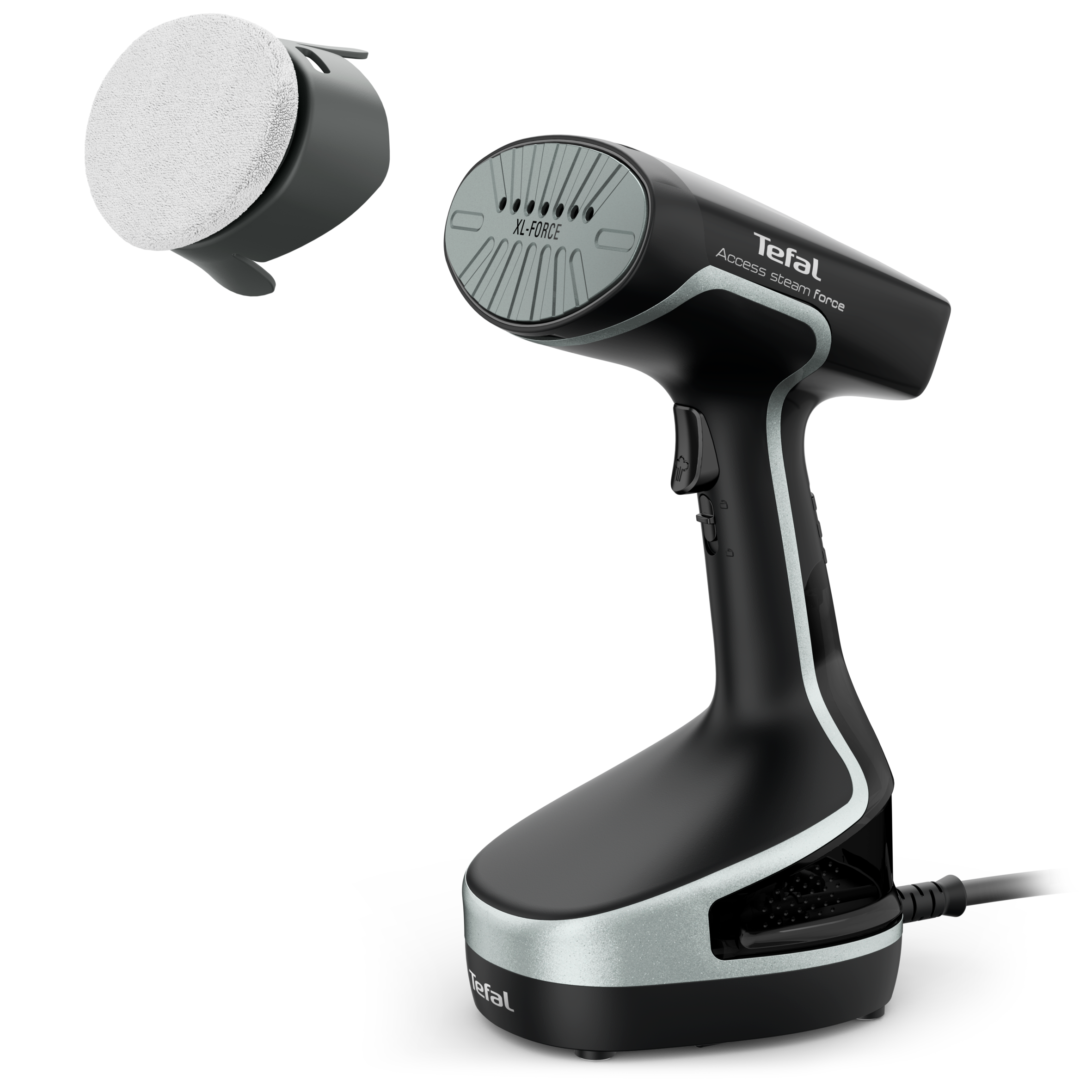 Kézi ruhagőzölő Tefal Access Steam Force DT8230E1 Rozsdamentes/Fekete