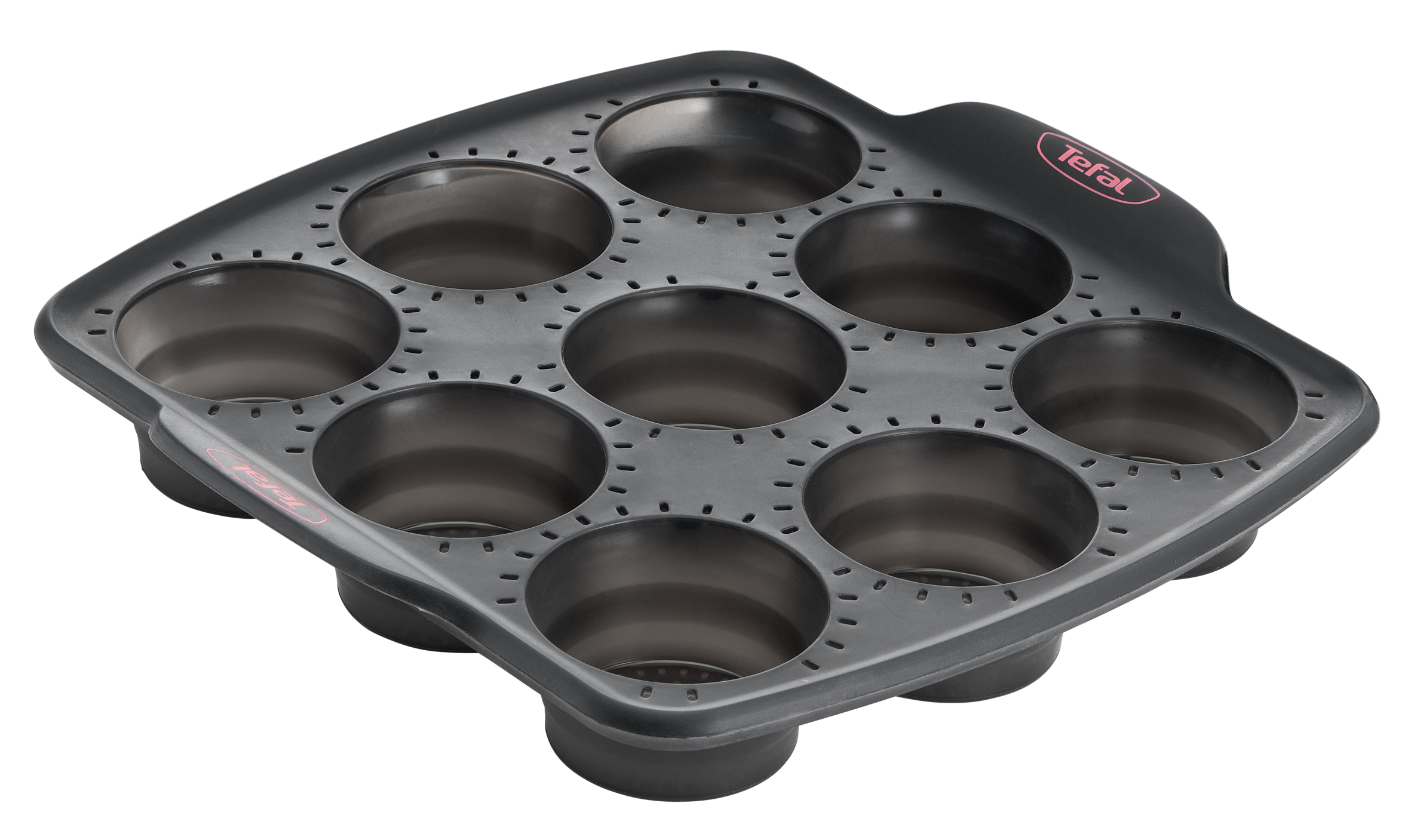 Sütőforma 9 muffinhoz Tefal CrispyBake J4174714 Szürke 30x29 cm