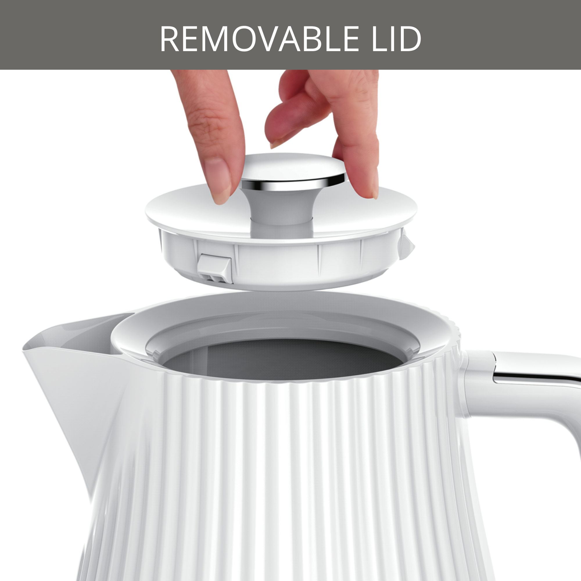 Vízforraló Tefal Loft KO250130 Fehér 1,7 l