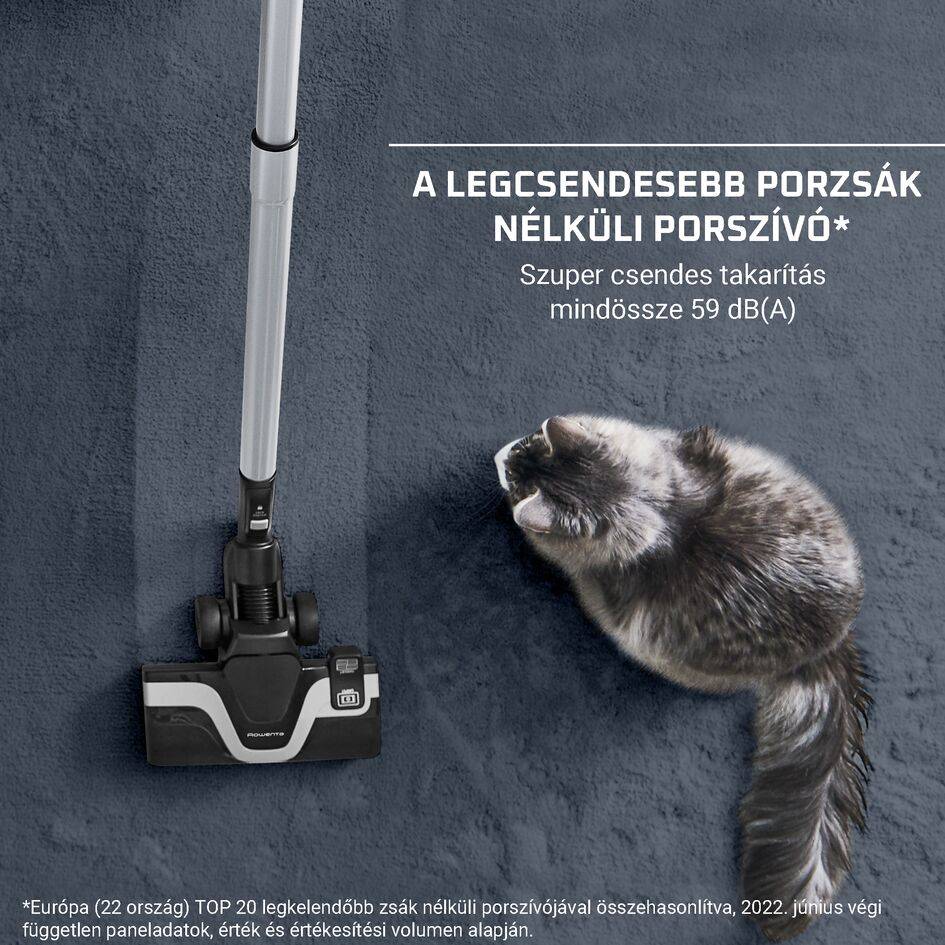 Porzsák nélküli porszívó Silence Force Cyclonic Effitech® 59 dB Parquet RO7935EA