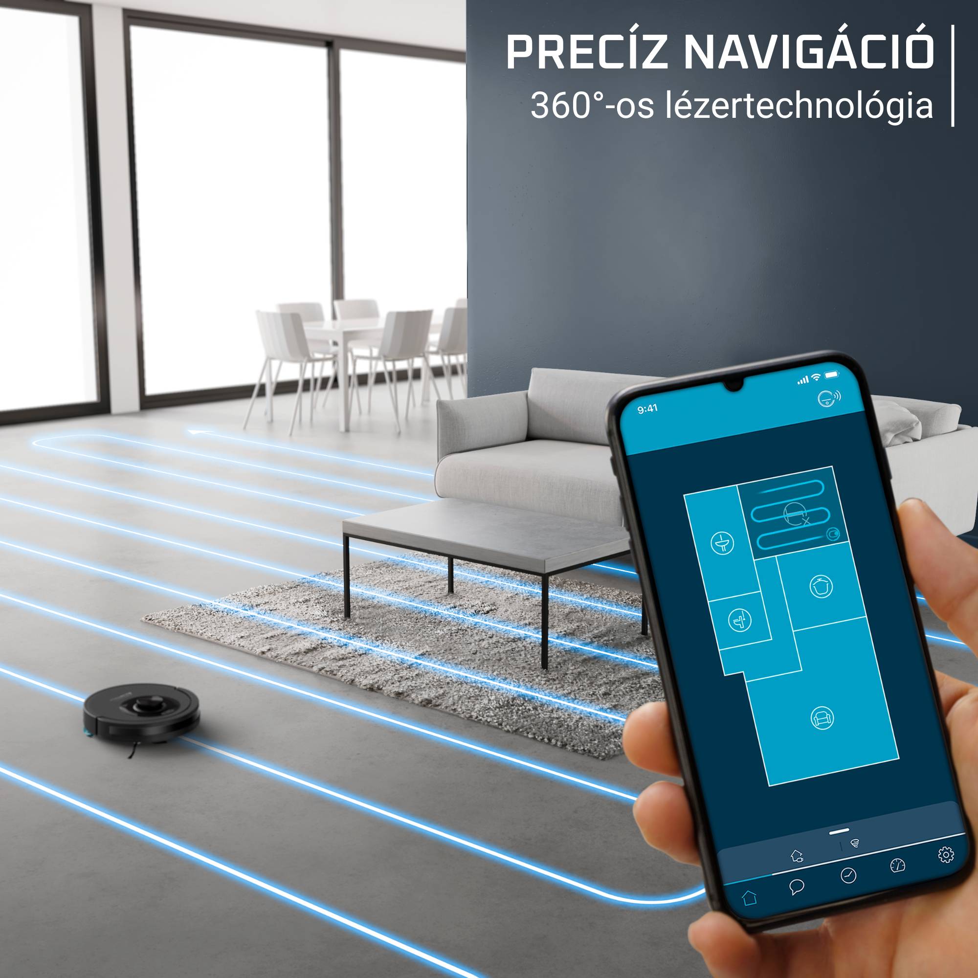 Rowenta X-PLORER S85 robotporszívó RR87C5WH