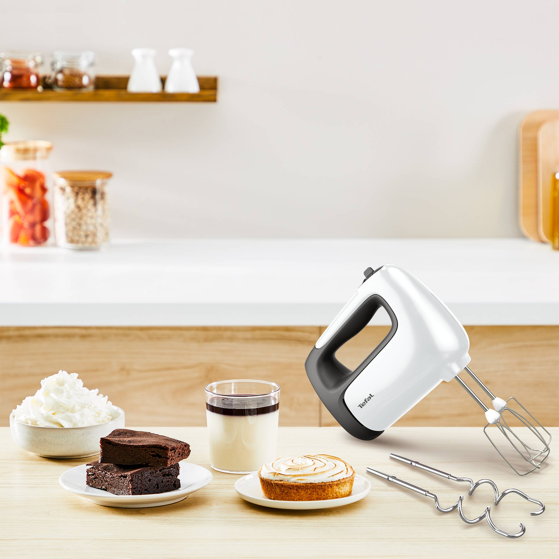 Kézi mixer Tefal Prep'Mix+ HT460138 Szürke/Fehér