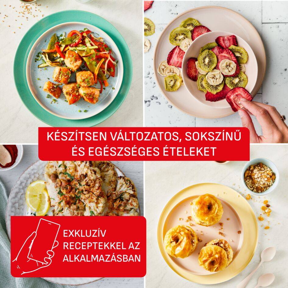 EY2454E0 Easy Fry POP forrólevegős fritőz 5 l, Tefal, eukaliptusz