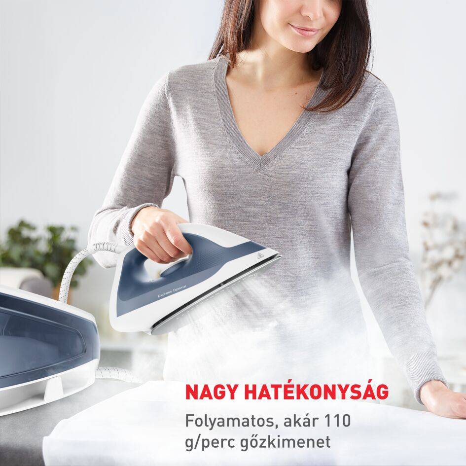 Gőzállomás Tefal Express Optimal SV4111E0 kék