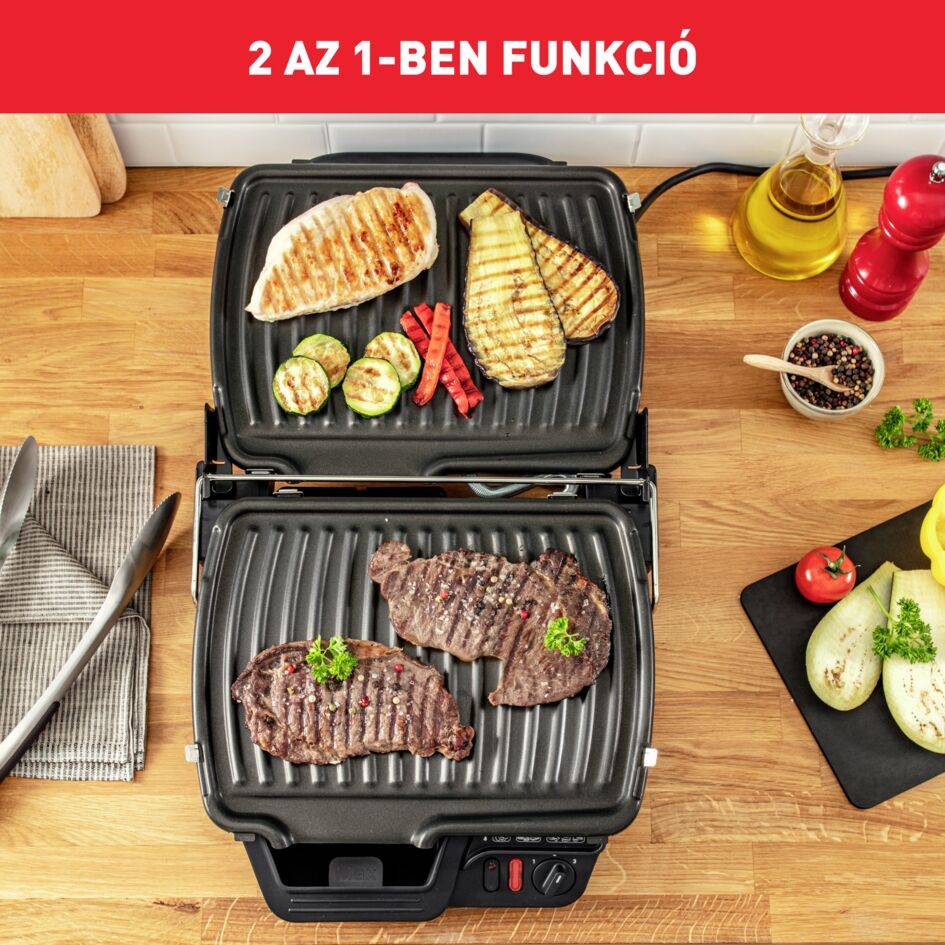 Elektromos grill Tefal Ultra Compact 600 GC305012 Ezüst/Fekete