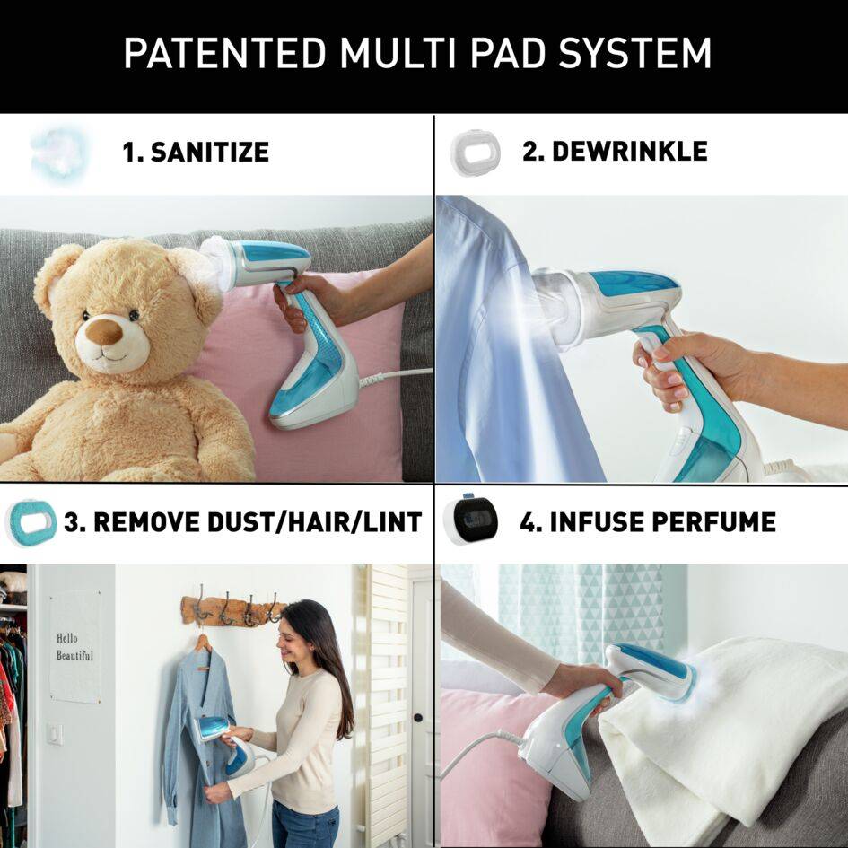 Kézi ruhagőzölő Tefal Pure Tex DT9530E1 Világos kék/Fehér