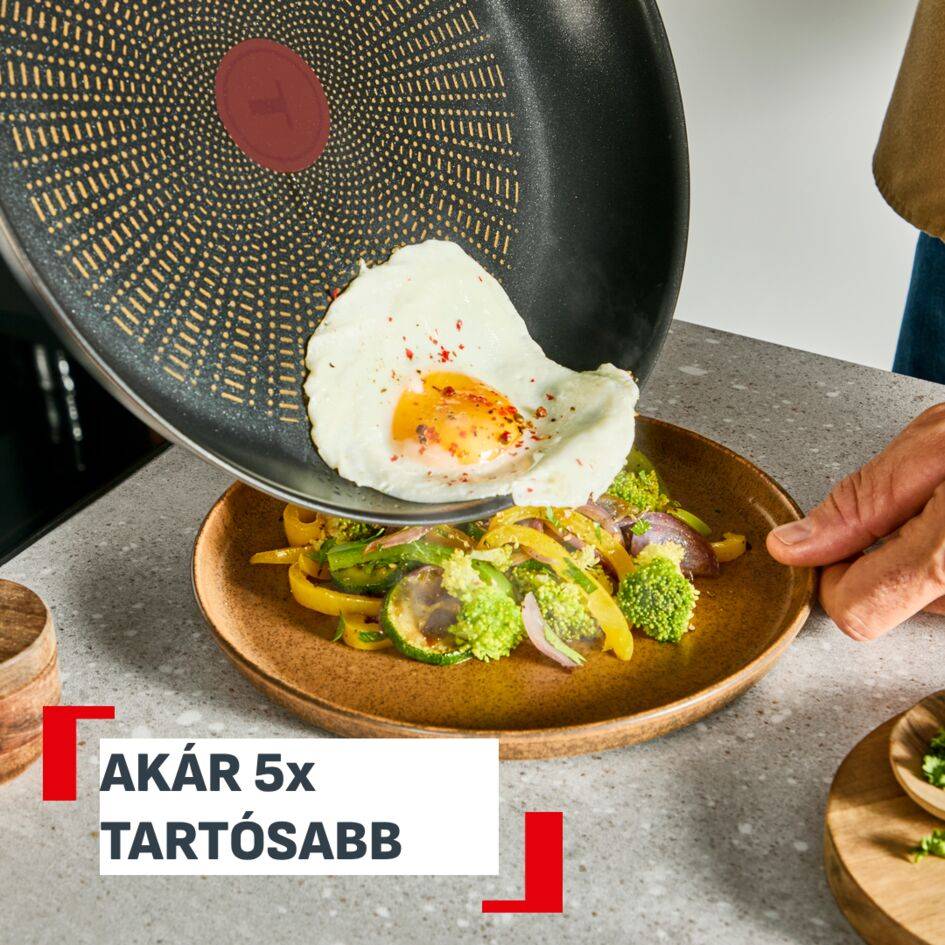 G7620604 Extreme tapadásmentes serpenyő, Tefal, 28 cm
