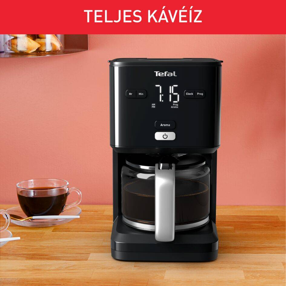 Filteres kávégép Tefal Digital CM600810 Fekete