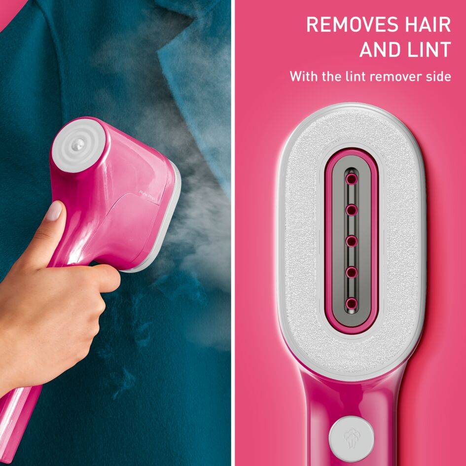 Kézi ruhagőzölő Tefal Pure Pop DT2023F0 Rózsaszín