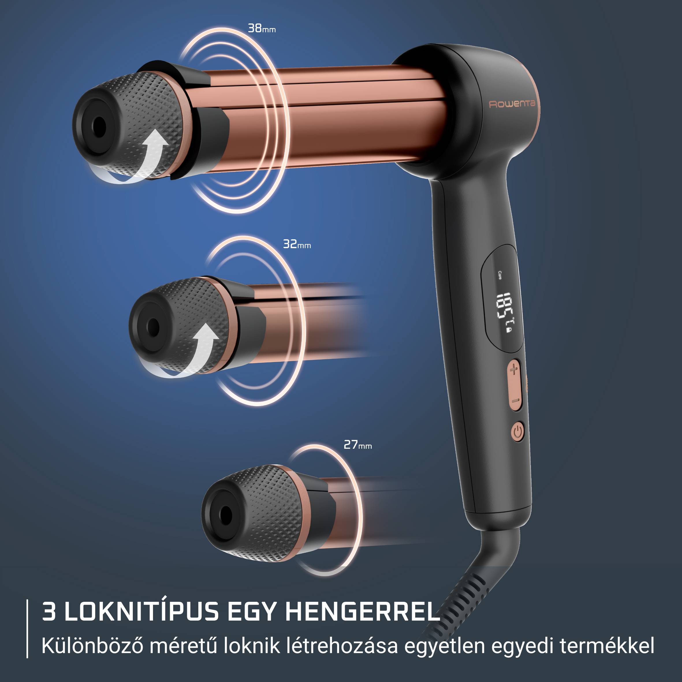 Hajsütővas Rowenta Twist Curl CF4620E0