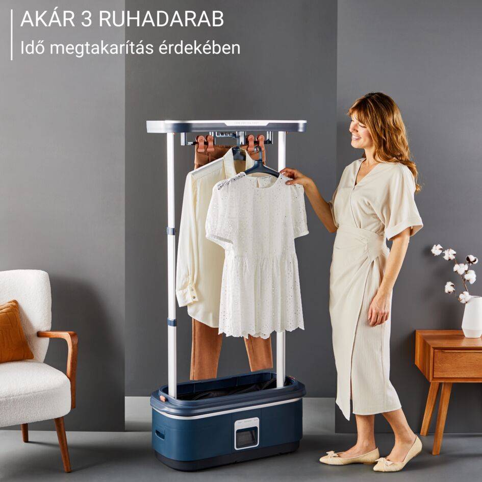 Higiénikus tisztítást és automatikus vasalást biztosító Care for You First YT2020E0