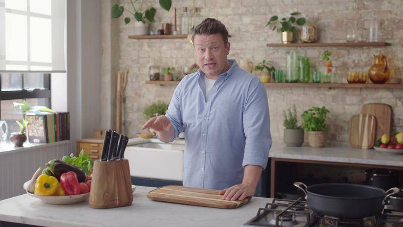 Akácfa vágódeszka Tefal Jamie Oliver K2680955 37,4x25,1 cm