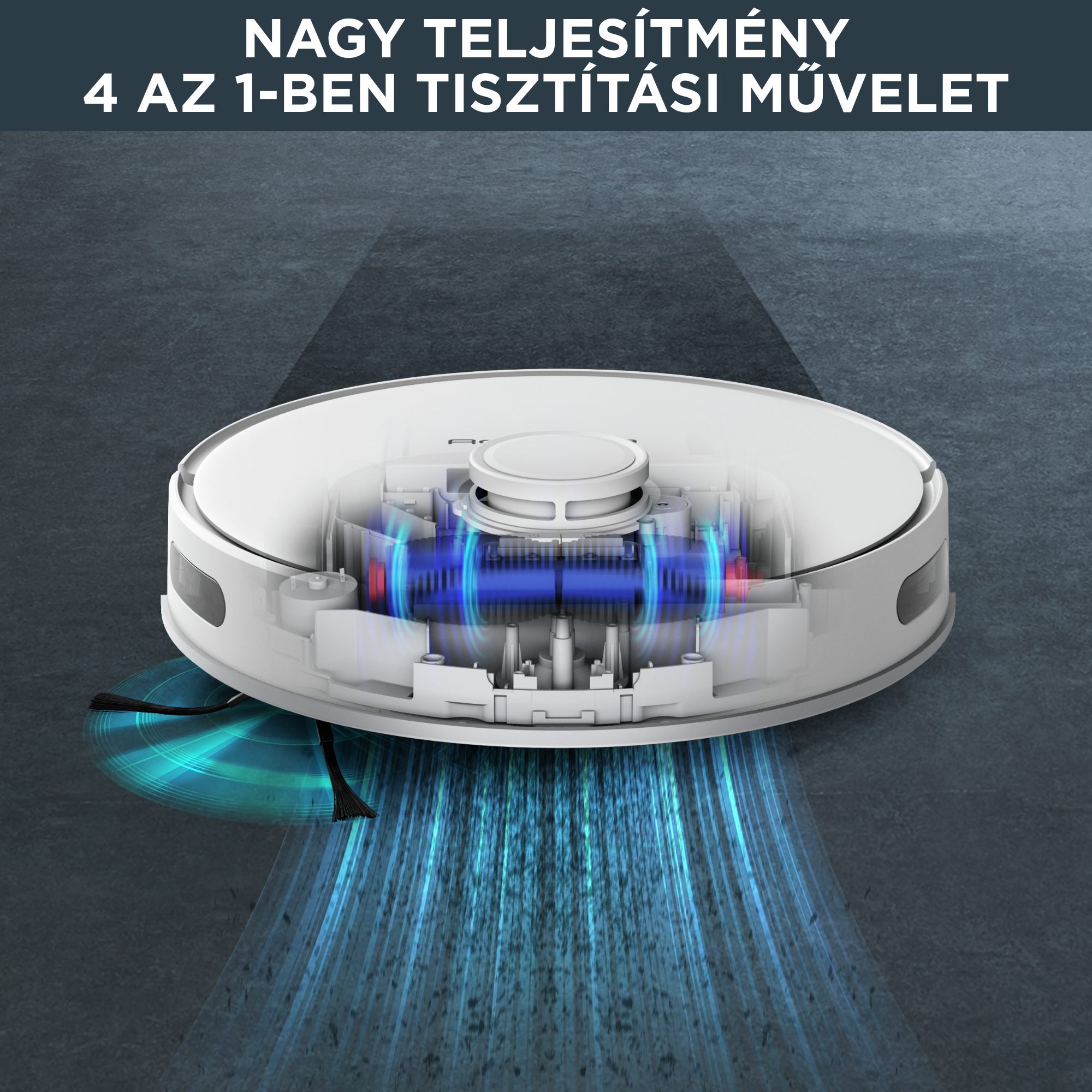 Robotporszívó Rowenta X-Plorer S75s 4v1 Laser 2700Pa RR8567WH