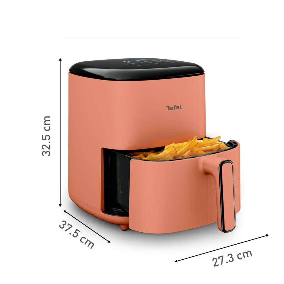 EY245TE0, Easy Fry POP forrólevegős fritőz 5 l, Tefal, terrakotta