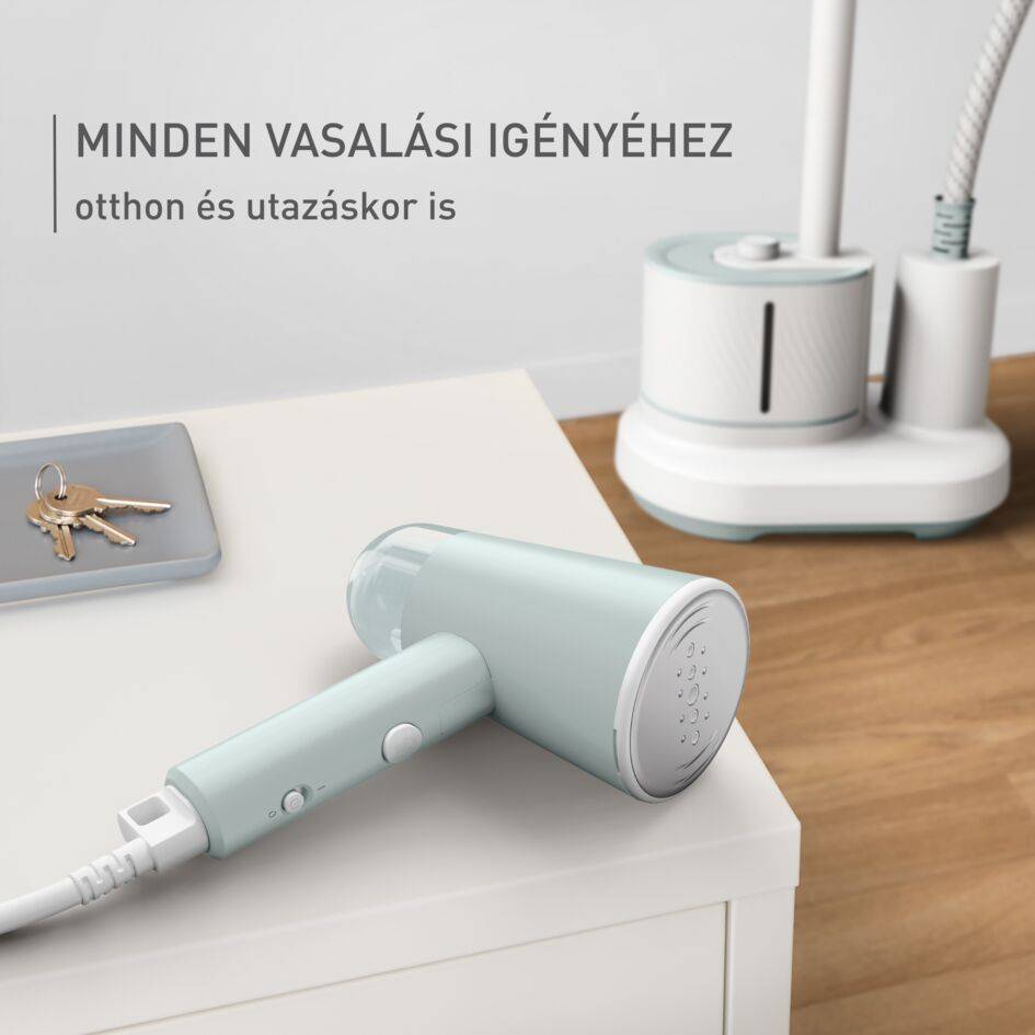 Kézi ruhagőzölő Tefal Origin Travel DT1034E1 eukaliptusz zöld