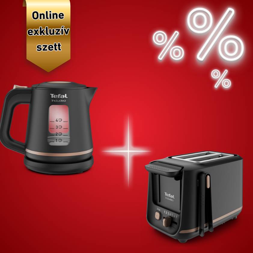 Reggeli készlet Tefal Includeo kenyérpirító és vízforraló